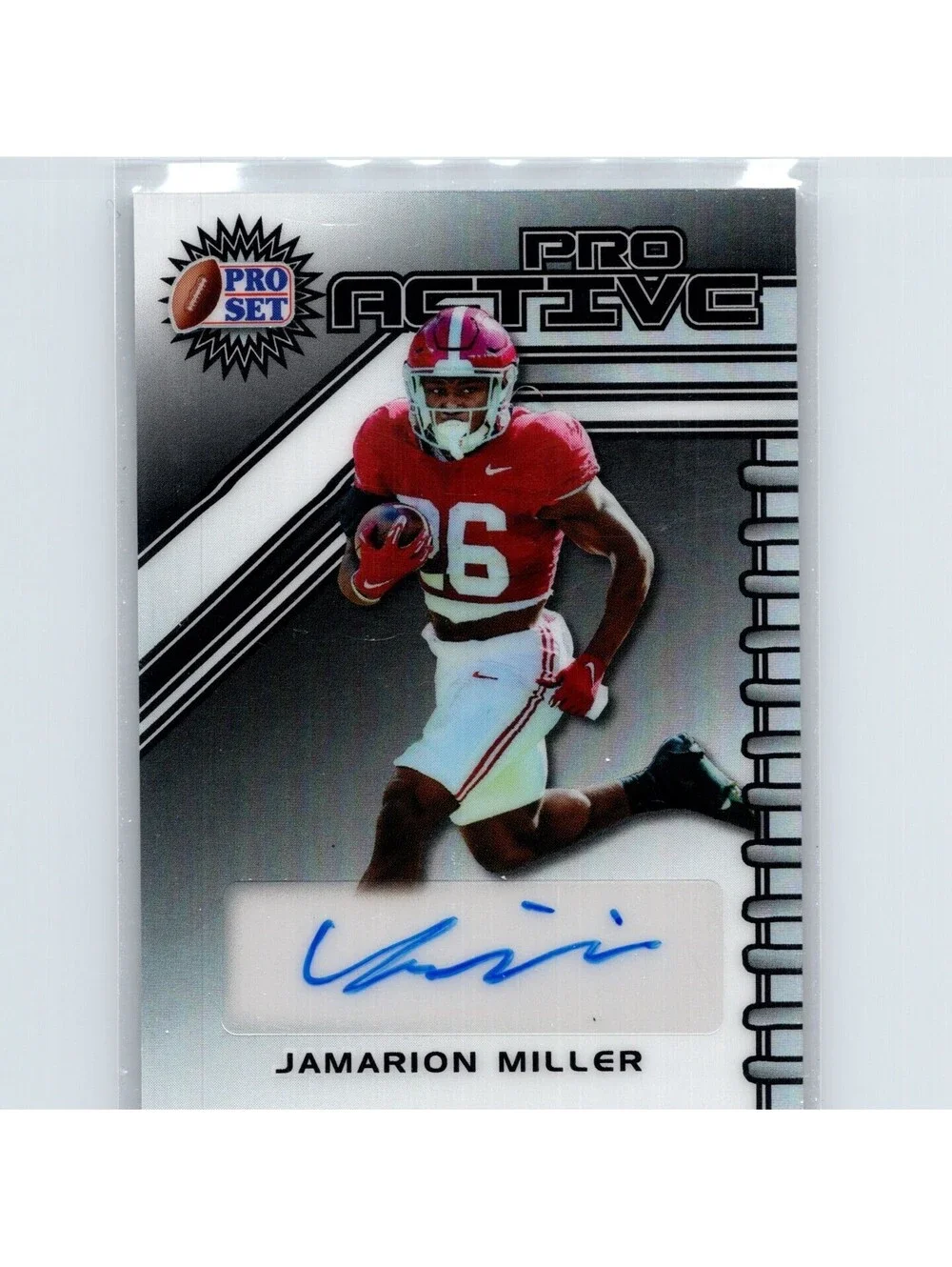2025 Leaf Pro Set Metal Football - Jamarion Miller PA-JM1 - Pro Active #/25